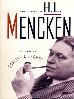 cover image of Diary of H. L. Mencken